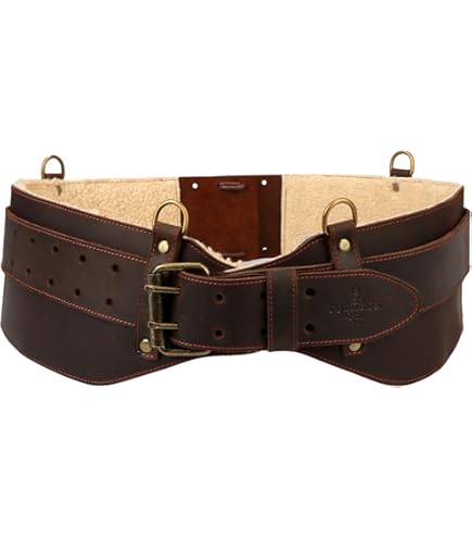 Occidental Leather Stronghold Comfort Belt System - X-Large, Black - Wide 5" Belt For More Back Support - Heavy-Duty Buckles & Belt Loops To Minimize Bag Sliding - Made In A - Foto 7