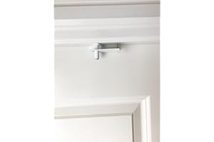 PREDICTABLE SOLUTIONS 4 Pack - GlideLok Child Safety Door Top Lock for Interior & Exterior Doors | Lock & Unlock from Both Sides | Durable Metal Door Lock for Kids Safety