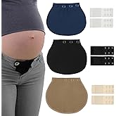 Maternity Pants Extender with Bra Extender Pregnancy Belt Extender Adjustable Elastic Waistband Extender for Pregnant Women