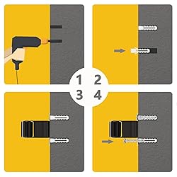 Verdenu 10 Pack Broom Holder Wall Mount, Mop and