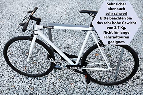 KOHLBURG massives Kettenschloss 120cm lang & 12mm stark mit höchster Sicherheitsklasse 10/10 - Schloss für Motorrad… – Bild 6