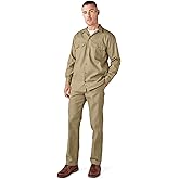 Dickies Long Sleeve Work Shirt, Khaki, XL