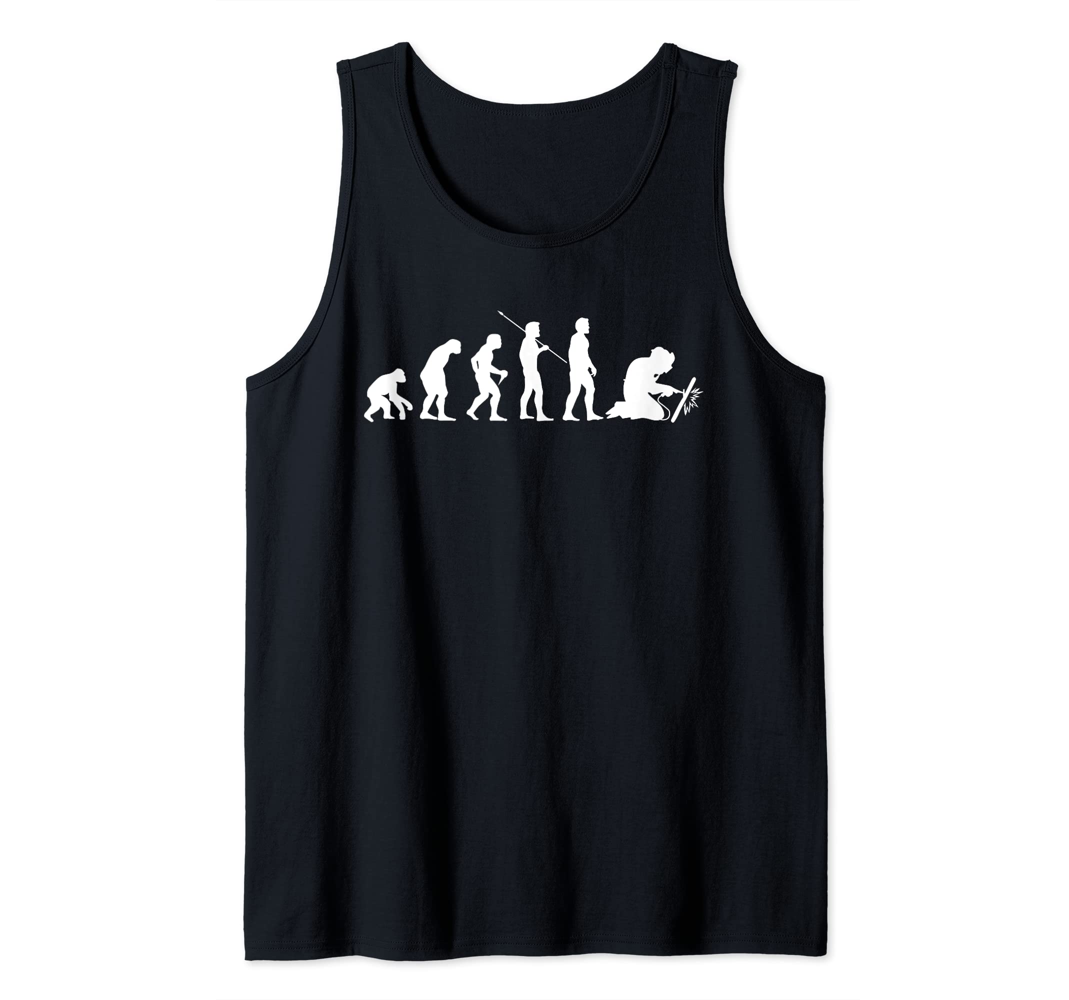 Welder Evolution Craftsman Welding Profession Gift Tank Top