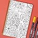bloom daily planners UNDATED Daily Calendar Planner & Coloring Book - Monthly/Weekly Agenda Organizer - 6