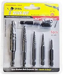 NORTOOLS 6 PCS Damaged Screw and Broken Bolt
