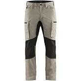 BL&Aring;KL&Auml;DER 1655 Men&rsquo;s Service Pants with Stretch - Durable Workwear Pants w/Utility Pockets - Flexible Fit