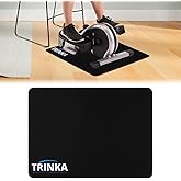 Non-Slip Workout Mat for Under Desk Elliptical Machine, Mats for Exercise Equipment, Suitable for Electric Seated Foot Pedal Exerciser, Enhanced Stability & Floor Protection