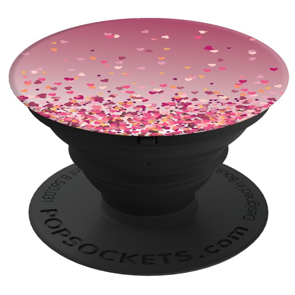 PopSockets Soporte telescópico para Smartphones y tabletas Estilo Heart Confetti