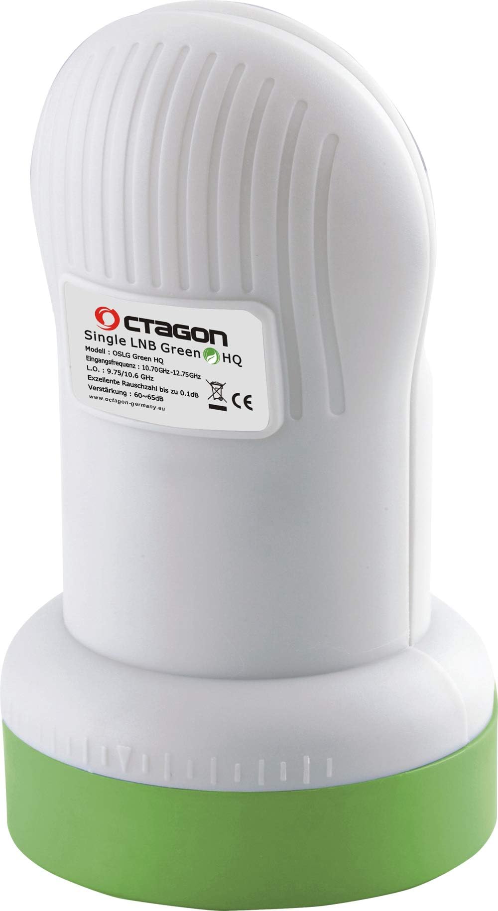 Octagon Green HQ PLL 0.1dB LNBs for Radio, Freesat, Satellite, Sky TV Available In Single, Twin & Quad (Single)