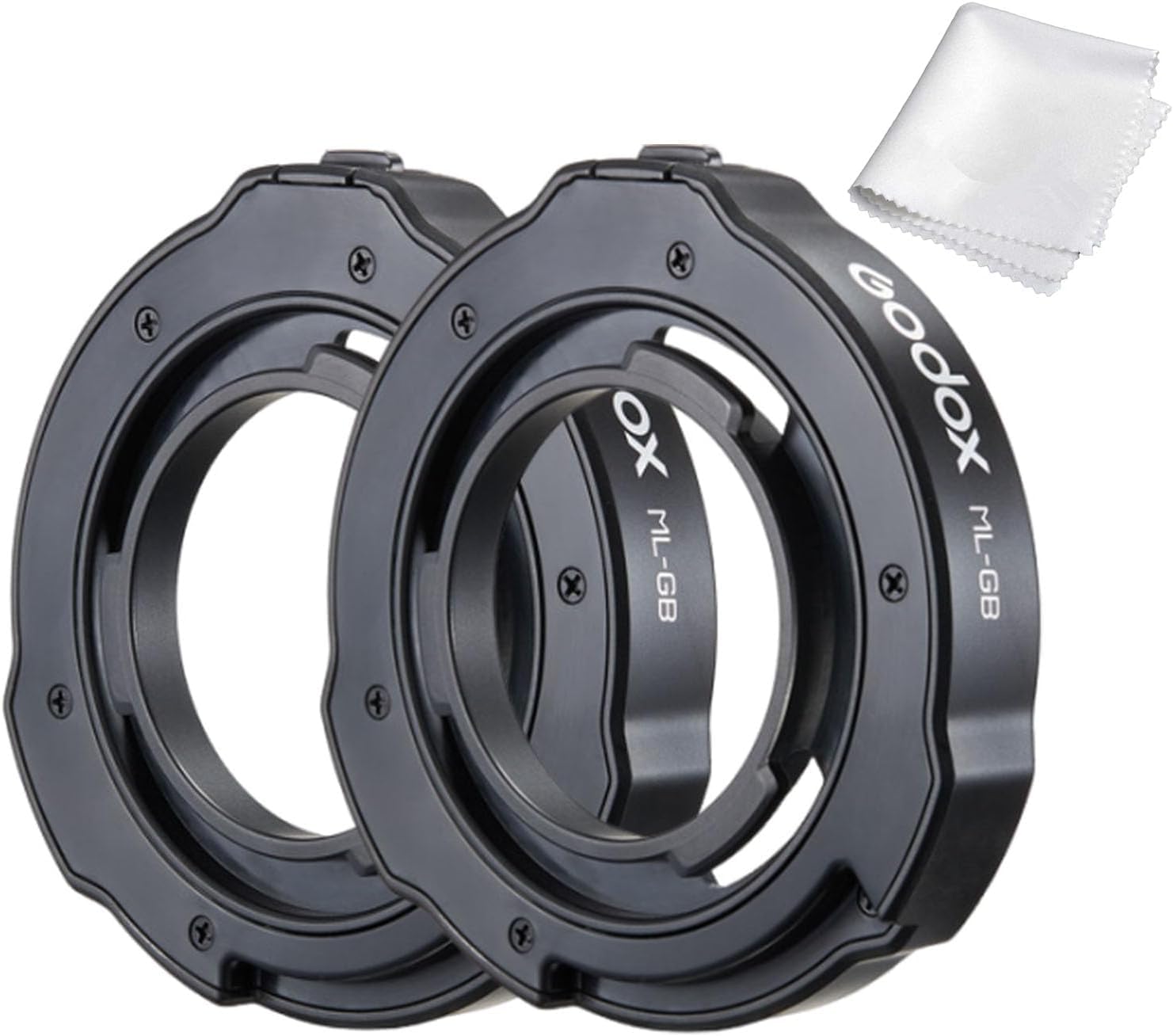 Godox ML-GB Bowens Adapter 2Packs, for GoDox AD300Pro AD400Pro Flash ML100Bi ML60IIBi ML30, ML30Bi, ML60, ML60Bi Led Video Lights