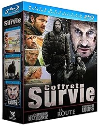 Survie - Coffret 3 Films : Le Territoire Des Loups + La Route + Les Chemins De La Liberté - Pack