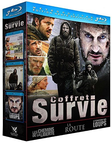 Survie - Coffret 3 Films : Le Territoire Des Loups + La Route + Les Chemins De La Liberté - Pack
