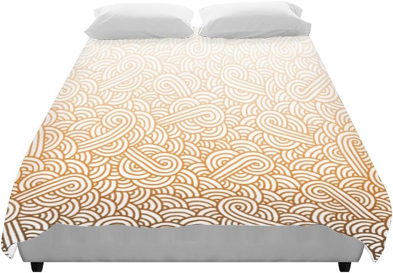 Custom Comfortabe Doodles Duvet Cover 86"x70" One Side Printing