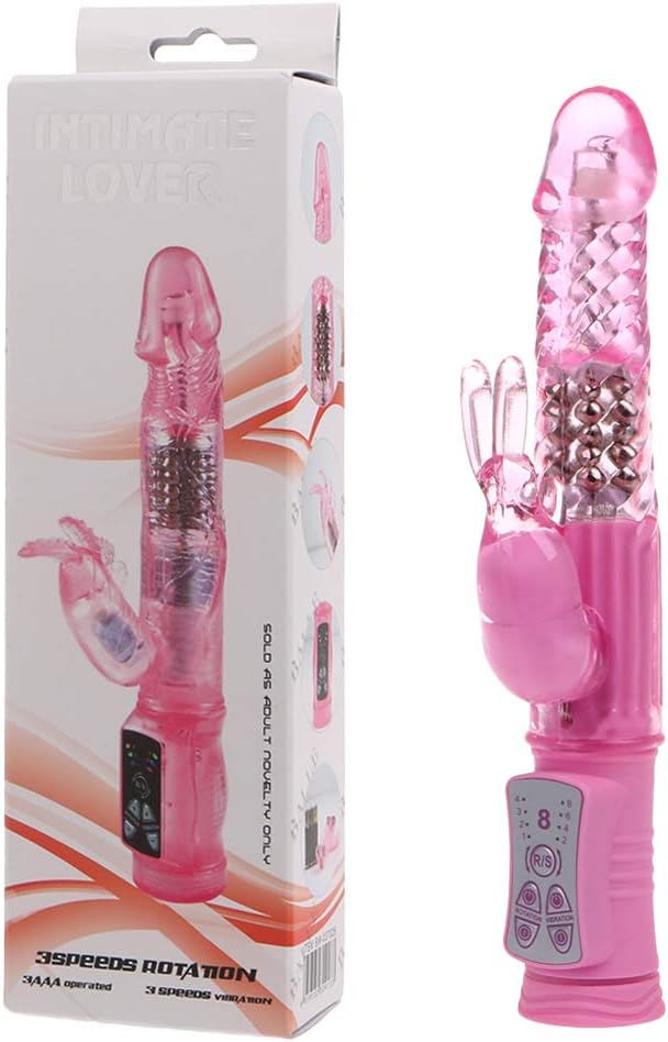 Villvi 12 Speeds T-hrusting R-otating Latest Uograded G Spotter Monstrous Dido Rabbit Toy for Women&Couples Waterproof&Whisper Quiet