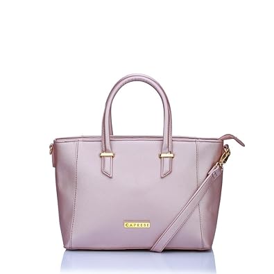 Caprese Porsche Womens Tote Bag (Metallic Blush)