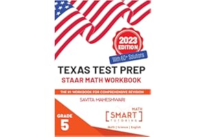 Texas STAAR Test prep practice book Grade 5: Largest number of high quality more than 300 practice problems categorized in 4 main categories of STAAR