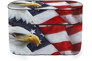 Horeset American Flag Bald Eagle 20lb Propane Tank Cover for RV,Waterproof Propane Gas Tank Cover for Camper,Trailer Travel Accessories