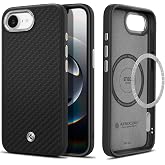 Spigen Enzo Aramid for iPhone 17e/16e Case, Matte Black | Diamond-cut Anodized Hardware, Metal Tactile Buttons, Camera Control Button Protection, Lanyard Hole, Compatible with MagSafe