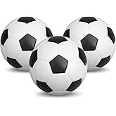 5" Foam Mini Soccer Balls for Kids Adults, Soft Squishy Slow Rising Soccer Goal Toys for Goal Sets, Sensory Stress Ball for Office, Swimming Pool Beach Balls, Indoor Outdoor Sport Birthday Gift 3PCS