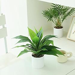 LOVENIMEN Artificial Magnolia Plants, Fake Grass