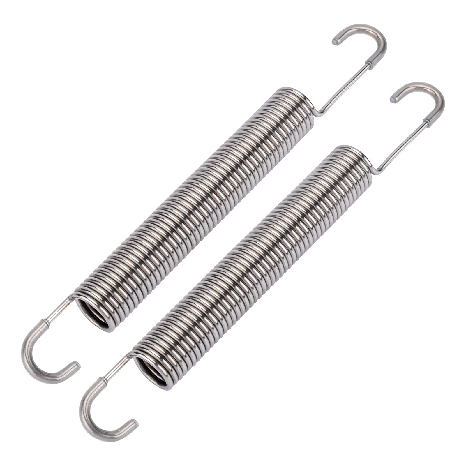 Photo 1 of GNPADR GUPO 6-1/2 inch (2Pcs) Stainless Steel Replacement Recliner Sofa Chair Mechanism Tension Spring - Long Neck Hook Style