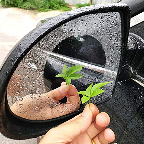 ReFaXi Car Anti Fog Coating Rainproof Rear View Mirror Waterproof Protective Film 2Pcs for Vehicle Motorcycles, Trucks, Snowmobiles As Well - Thumbnail 4