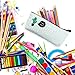 SUBANG 6 Packs Pencil Case New Style Cactus Pastoral Bandage Canvas Pencil Case Box Makeup Bag