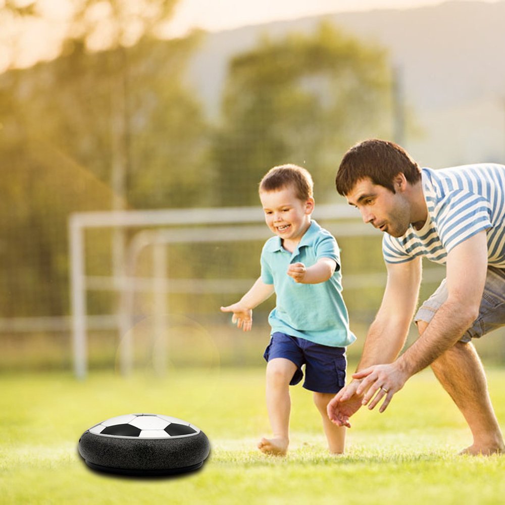 HoverBall Indoor Fußball Spielzeug für Kinder, Svance Air football Power Soccer Disk mit LED Buntes Licht für Jungen und Mädchen spielen Sport Spiele mit 3-5 Jahren Alt
