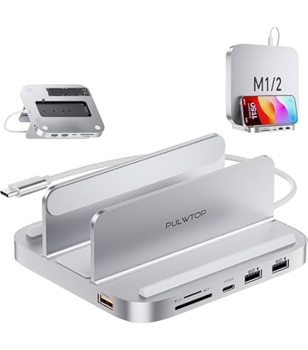 Amazon.com: ORICO MiniLink 40Gbps Mac mini M4 Dock, 7-in-1 USB 4