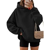 EFAN Women's Oversized Fleece Hoodie, Cozy Plush Pullover Sweatshirt with Pocket