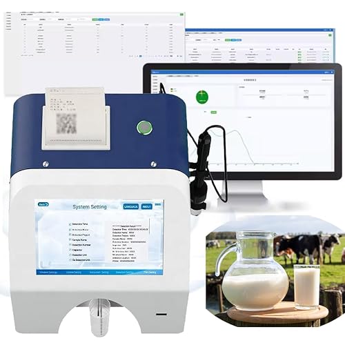 Dairy Lab Instruments Lab Milk Analyser Goat Milk UHT Milk Tester Ultrasonic Dairy Analyzer ...