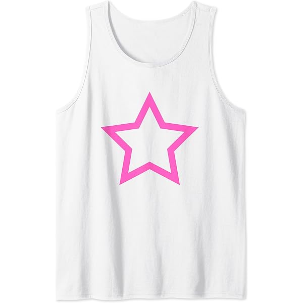Amazon.com: Pink Star Retro Y2k Aesthetic Tank Top : Clothing