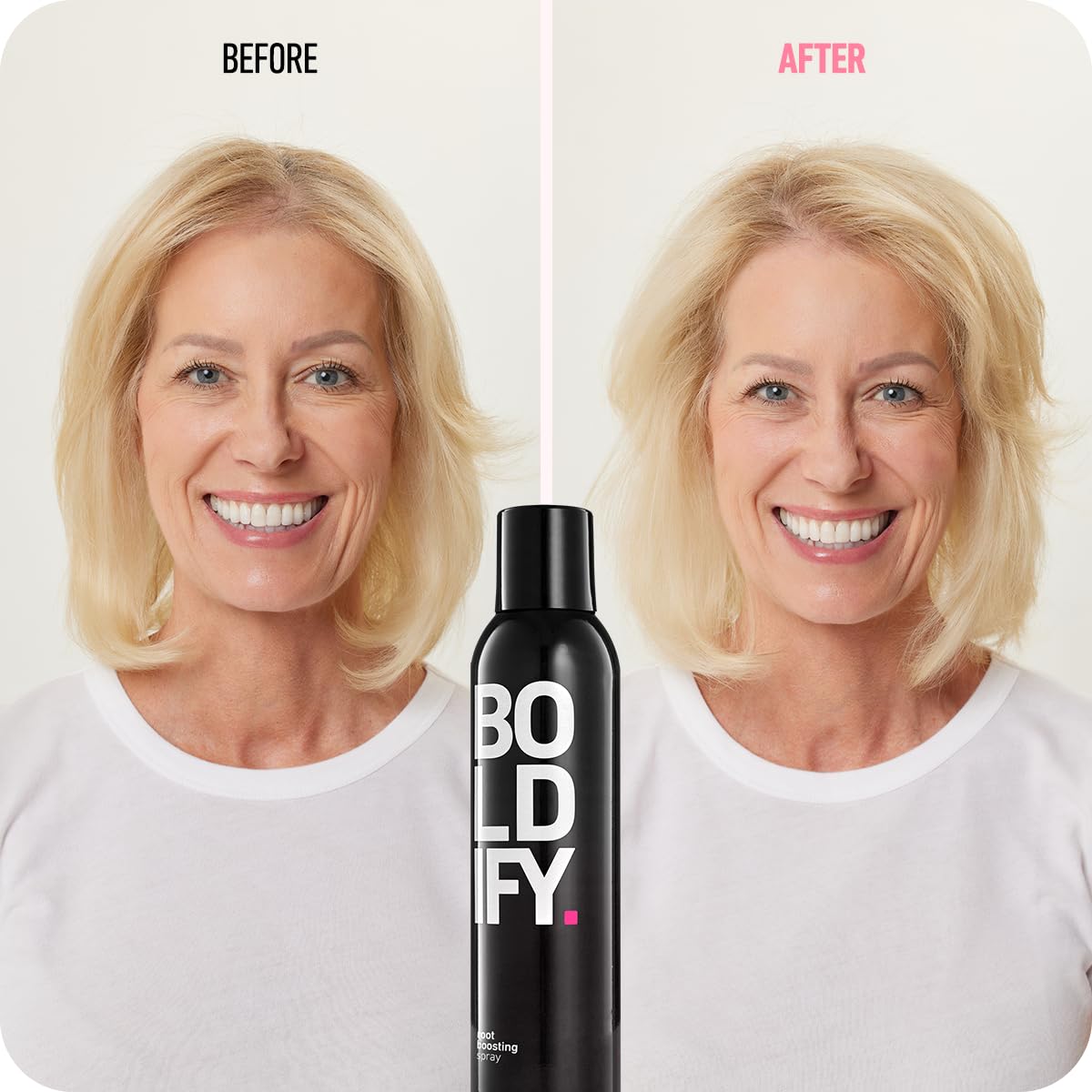 Boldify Root Boost Spray - Root Booster for Hair Volume - Volumizing Foam and Lift Spray for Fine Hair Texture, Root Lift, Stylist Recommended - 8oz