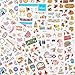 Sinceroduct Planner Stickers Holiday Seasonal Stickers 8 Sheets/300+ Value Pack Bullet Journals-Productivity&Decorative Happy Sticker Tablet,Include Christmas,Valentine's Day,Birthday and Thanksgiving