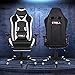 Cyrola Large Gaming Chair with Footrest High Back Adjustable Armrest Heavy Duty PC Racing Gaming Chair for Adults Gamer Chair Ergonomic Design Video Game Chair Lumbar Support/Black