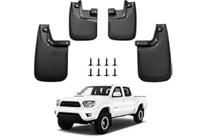 Norand Mud Flaps for Tacoma DoubleCab 2005-2015 Mud Guards Splash Guards Tire Protector Mudguard Accessories Front & Rear 4pcs Set 2006 2007 2008 2009 2010 2011 2012 2013 2014