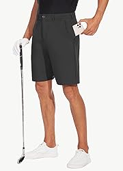 JWM Mens 9" Stretch Golf Shorts - Lightweight