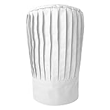 Tall Chef Hat in White