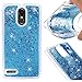 LG Stylo 3/ LG Stylo 3 PLUS Case, Glitter Falling Case for LG Stylus 3 / LG Stylo 3 / LG Stylus 3 Plus / LG Stylo 3 Plus (Blue)