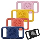 Compatible with AirTag Dog Collar Holder 4 Pack