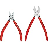 KNIPEX Tools 9K 00 80 90 US Flush Cut Diagonal Cutters Set, 2-Piece