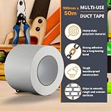 GTSE Wide White Duct Tape 100mm x 50m Waterproof Heavy Duty Gaffer Tape view 5