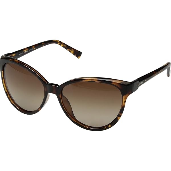 Cole Haan Tortoise 54mm Polarized Cat Eye Sunglasses Cole Haan Brown Tortoise Sunglasses main image 4