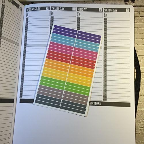 S057 Title Header Blank or Custom Die-Cut Sticker | Passion Planner