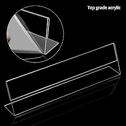 QWORK Acrylic Name Plates for Desks, 12 Pack 2x8