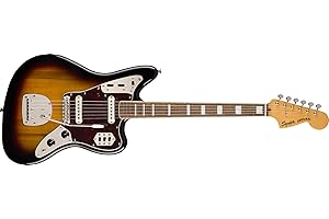 FENDER Squier Classic Vibe 70s Jaguar Electric Guitar, with 2-Year Warranty, 3-Color Sunburst, Laurel Fingerboard