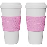 Copco 2510-9920 Acadia Travel Mug, 16-Ounce, Bubble Gum (Set of 2)