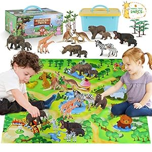 Tagitary-Animals-Toy-Play-Set-Mini-Animal-Figures-Zoo-Animals-Figures-Jungle-Wildlife-Animals-Toys-Set-Learning-Educational-and-Child-Development-Toy-for-Kids-Boys-Girls-Gift Tagitary Animals Toy Play Set Mini Animal Figures Zoo Animals Figures Jungle Wildlife Animals Toys Set Learning…