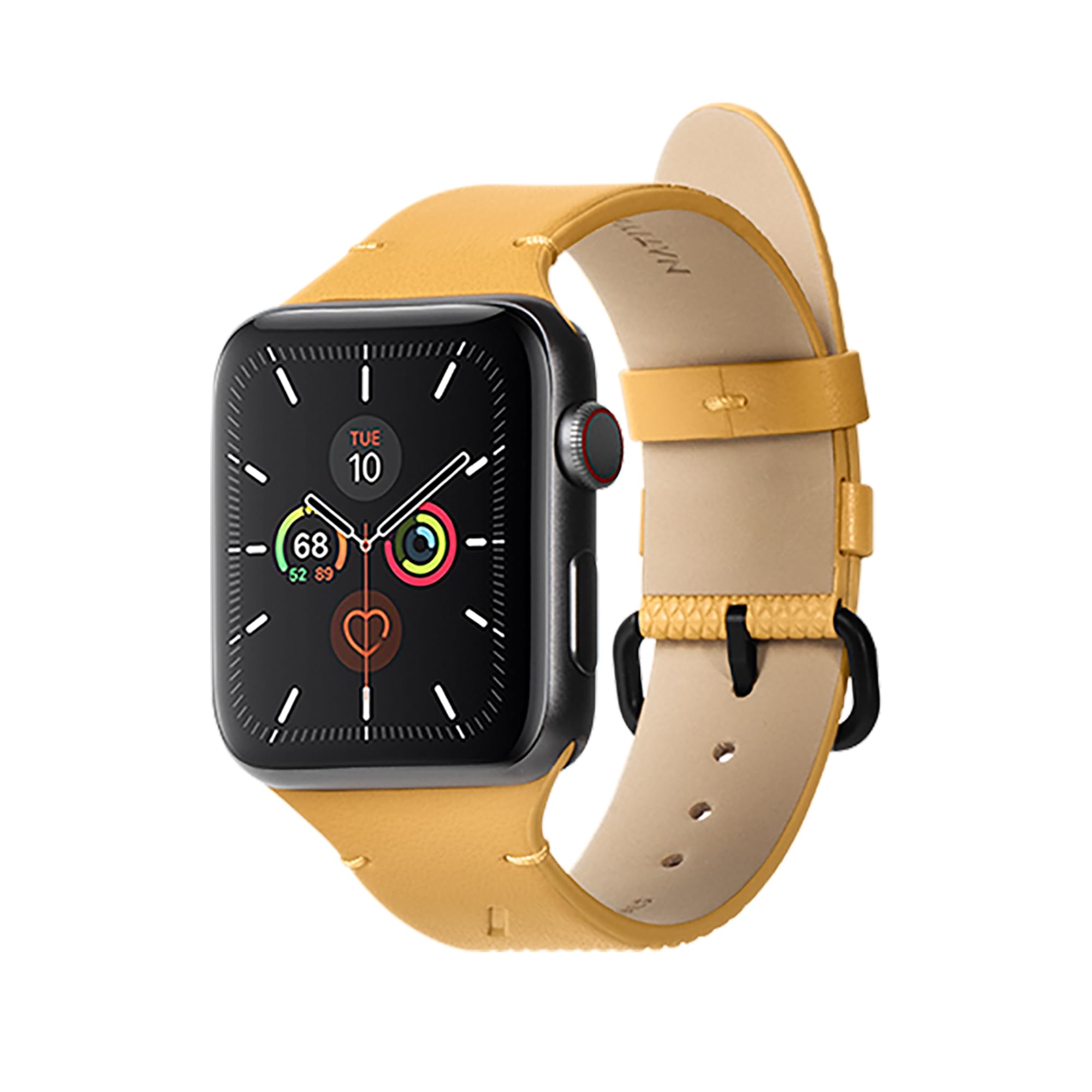 Native Union (Re Classic Strap for Apple Watch 38/40/41mm – Plant-based Materials – Stainless Steel Hardware with Soft Backing – Compatible with Apple Watch Series 1–11, SE 1-3 (Kraft)