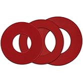 Korky 440BP Dual Flush Seal Kit - Replaces AquaSource, American Standard, Glacier Bay and Mansfield Seals - Made in USA , Red